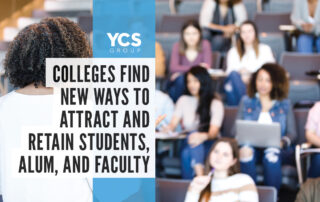 colleges find new ways to attract and retain students, alum, and faculty