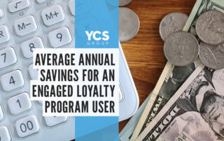 average annual savings for an engaged loyalty program