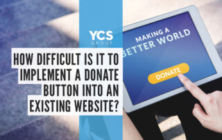 how difficult is implementing a donate button to an existing site